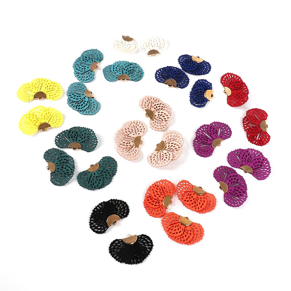 10 PCS Velvet Flower Floral Tassel Charms Pendants 25x45mm with Hole 10 Colors for Earrings Necklace DIY Jewelry Makings