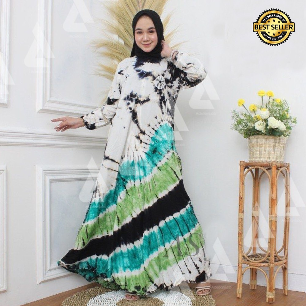 Gamis Jumbo Shibori | Baju Gamis Jumbo | Gamis Jumbo Murah Shibori