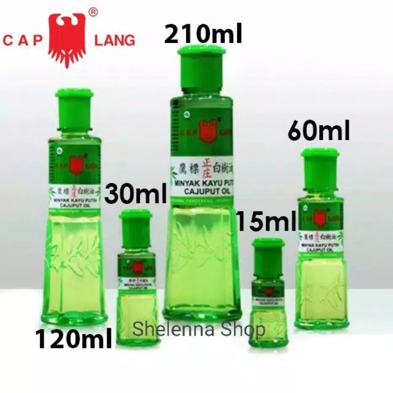 Minyak Kayu Putih Cap Lang Caplang 15ml 30ml 60ml 120ml 210ml