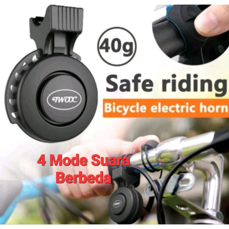 Twooc Bel Sepeda Electric Bell Bicycle USB Charging