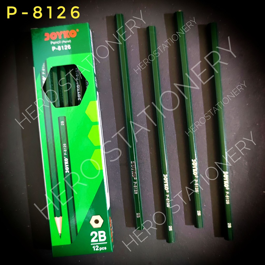 

Pensil pencil 2B joyko P-8126 . 12 unit