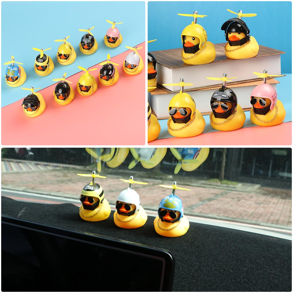 Populer Mainan Bebek Bayi Motor Decor Sekrup Baling Dekorasi Sepeda Bebek Vinyl Karet