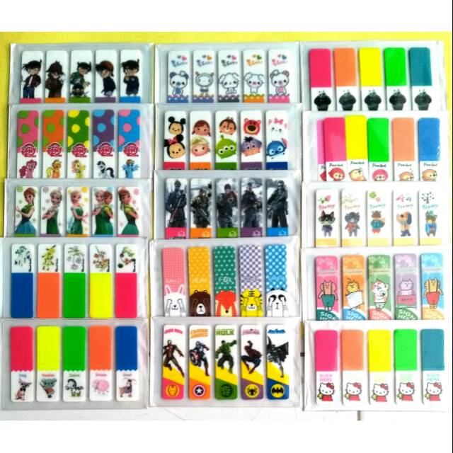 

Pembatas Buku Karakter per 3 pcs