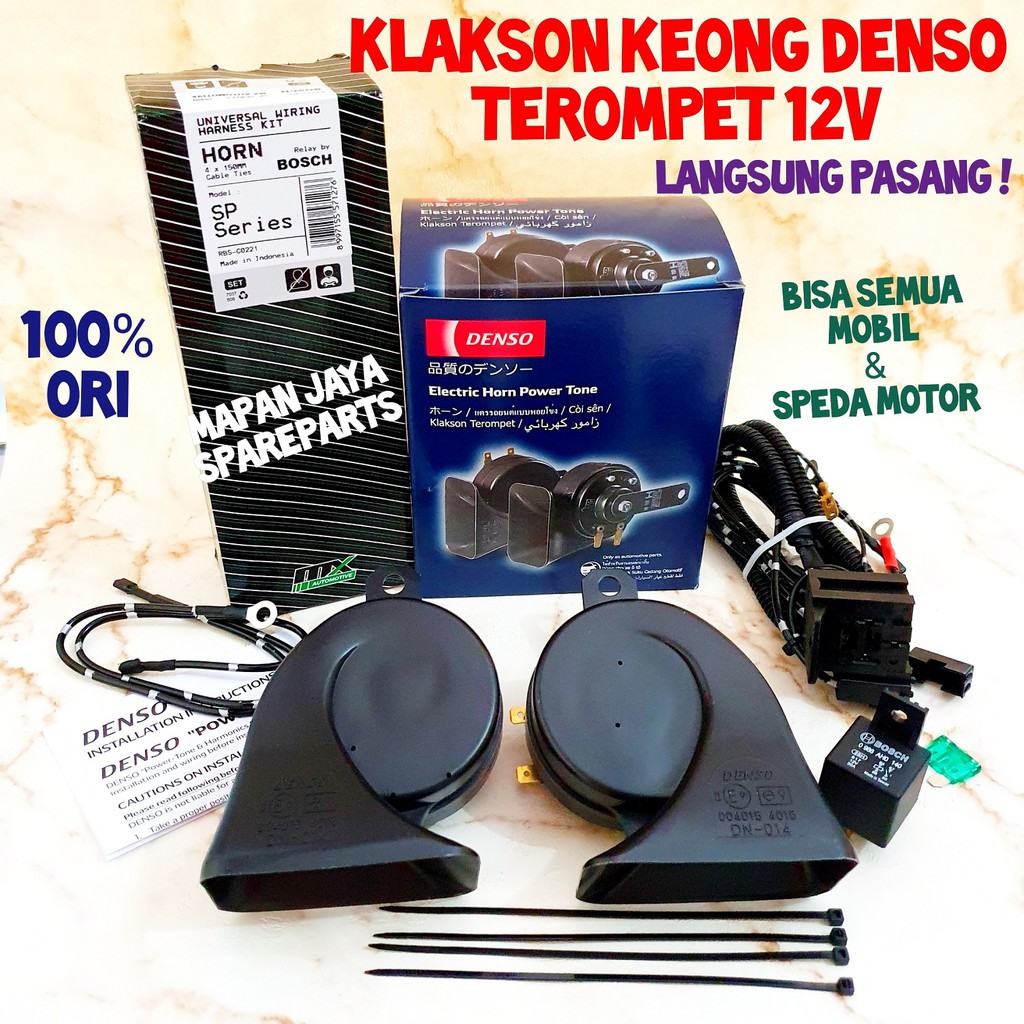 PAKET KOMPLIT KLAKSON KEONG DENSO