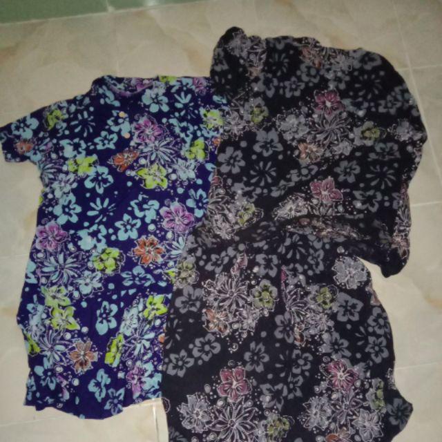 Setelan Kulot Jumbo Batik Cap