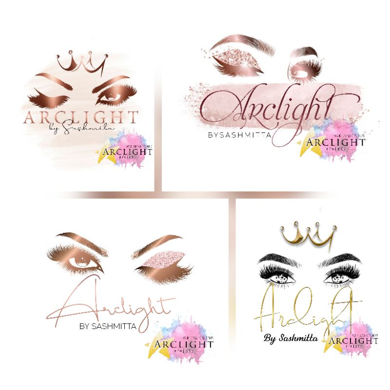 Eyelash Logo II - Jasa Design Logo Olshop Bisnis Kekinian Keren UMKM