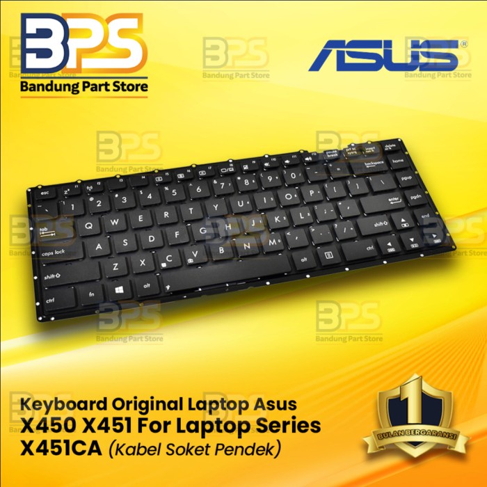 Keyboard ORIGINAL Asus X451 X451C X453 X455LD X452E Socket Pendek