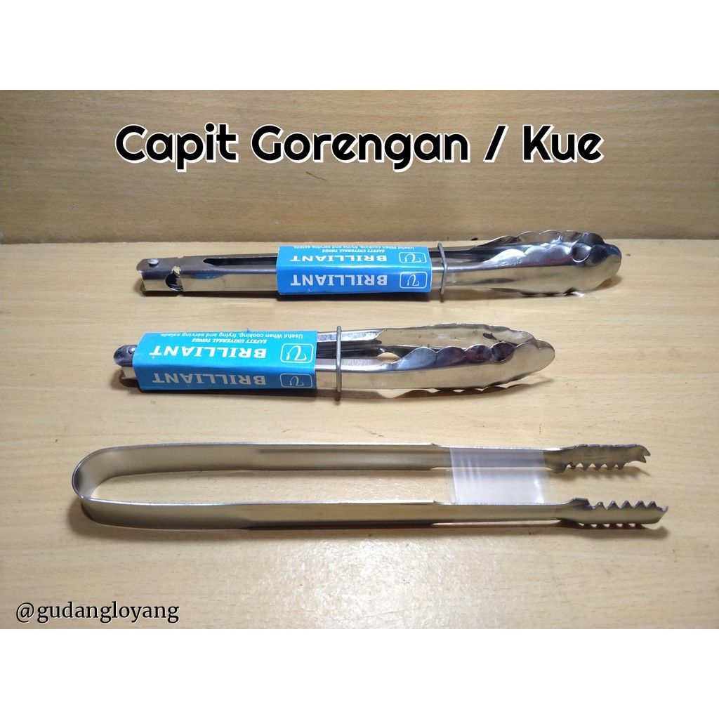 Capit Steinless Capitan Kue Gorengan Es Gerigi Capit Silikon Capit Silicon Murah