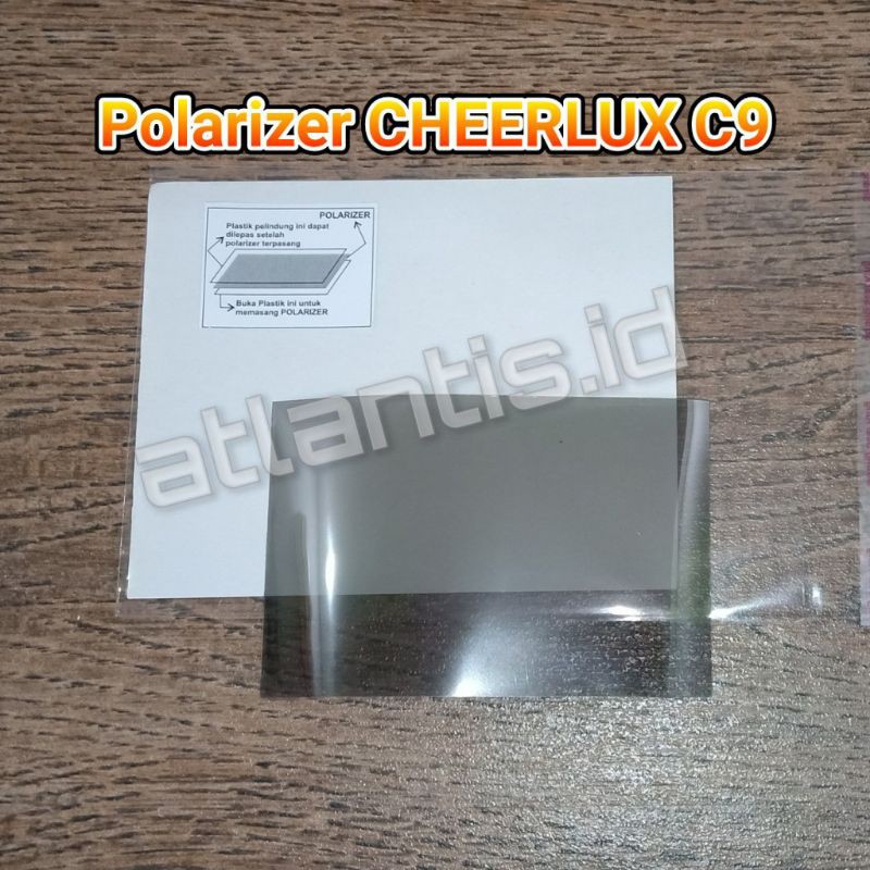 Polarizer Cheerlux C9 - Polaris Untuk Proyektor Mini Cheerlux C9 - Bisa Untuk Depan Atau Belakang