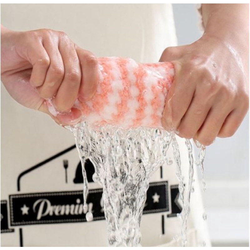 30 x30 cm lap anti minyak halus serap air membersihkan dapur