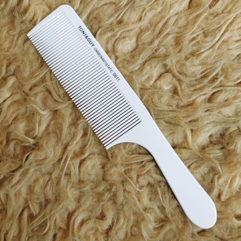 SISIR TONI & GUY 0611 PUTIH SISIR OVERCOMB CARBONANTISTATIC COMB