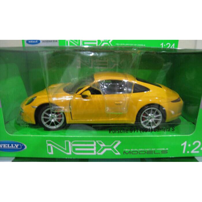 Welly nex Porsche 911(991) Carrera S skala 24 Murah
