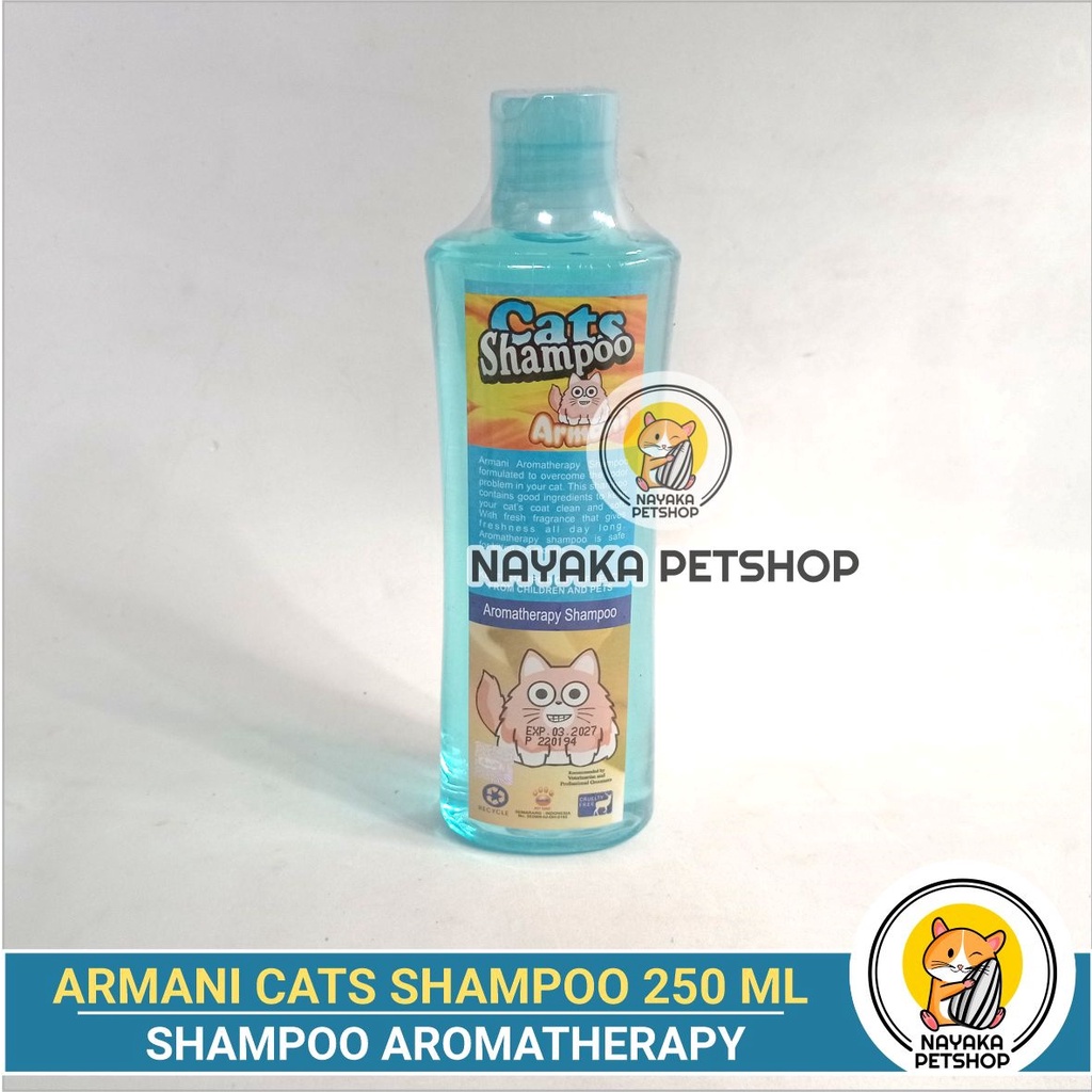 Shampo Kucing Armani Cat Shampoo 250 ml Aroma Therapy Sampo