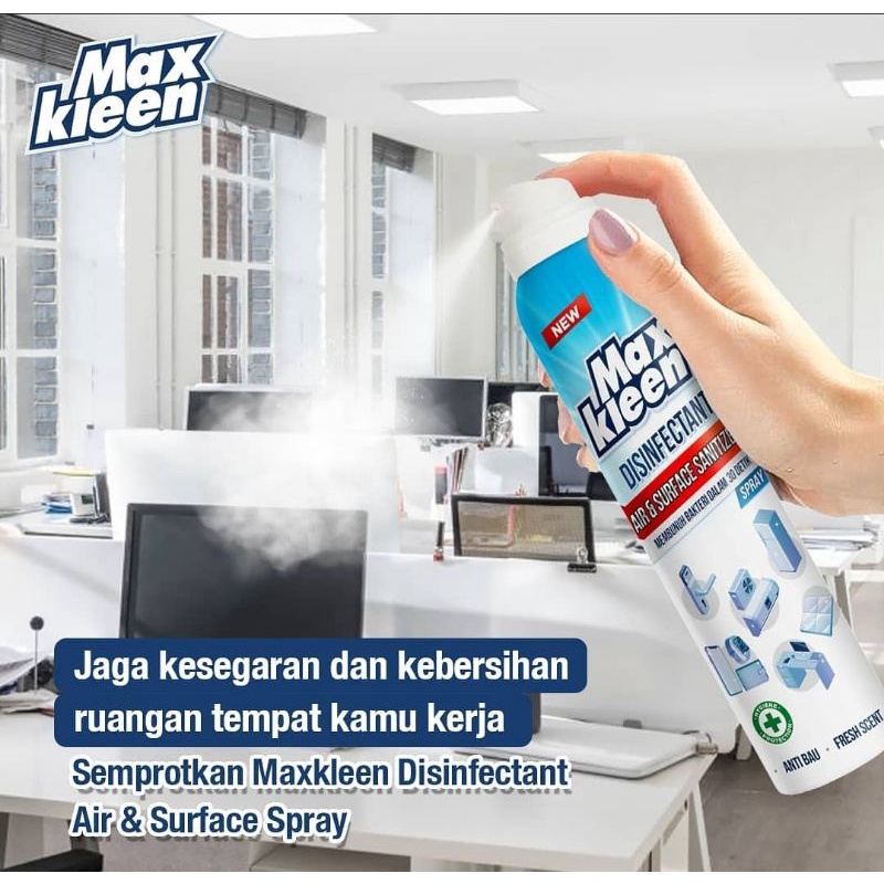 lov me❤ Max Kleen Disinfektan |maxkleen disinfectan Ruangan/Udara - mobil -peralatan rumah tangga