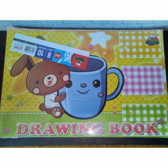 

drawing book A4 merek dodo/buku gambar A4 dodo isi 10 lembar