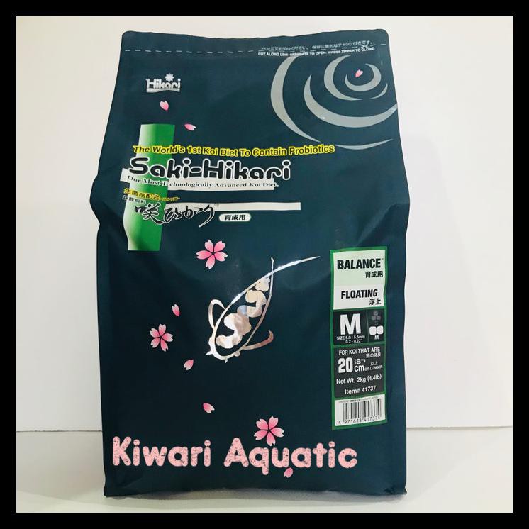 

BIG SALE!! Saki Hikari Balance Medium ( M ) 2kg / 2 kg Pakan / Makanan Ikan Koi