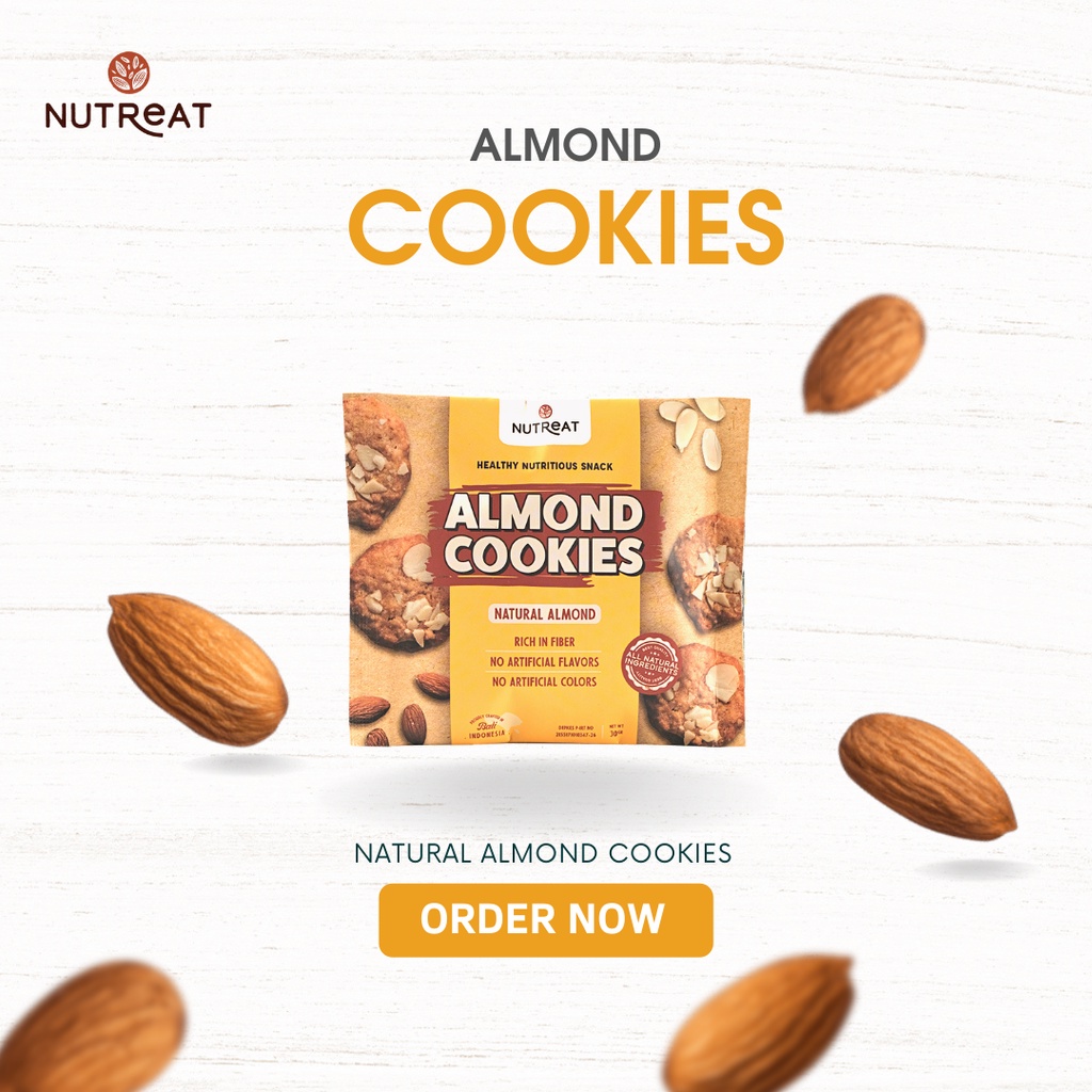 

Nutreat Almond Cookies - Natural Almond