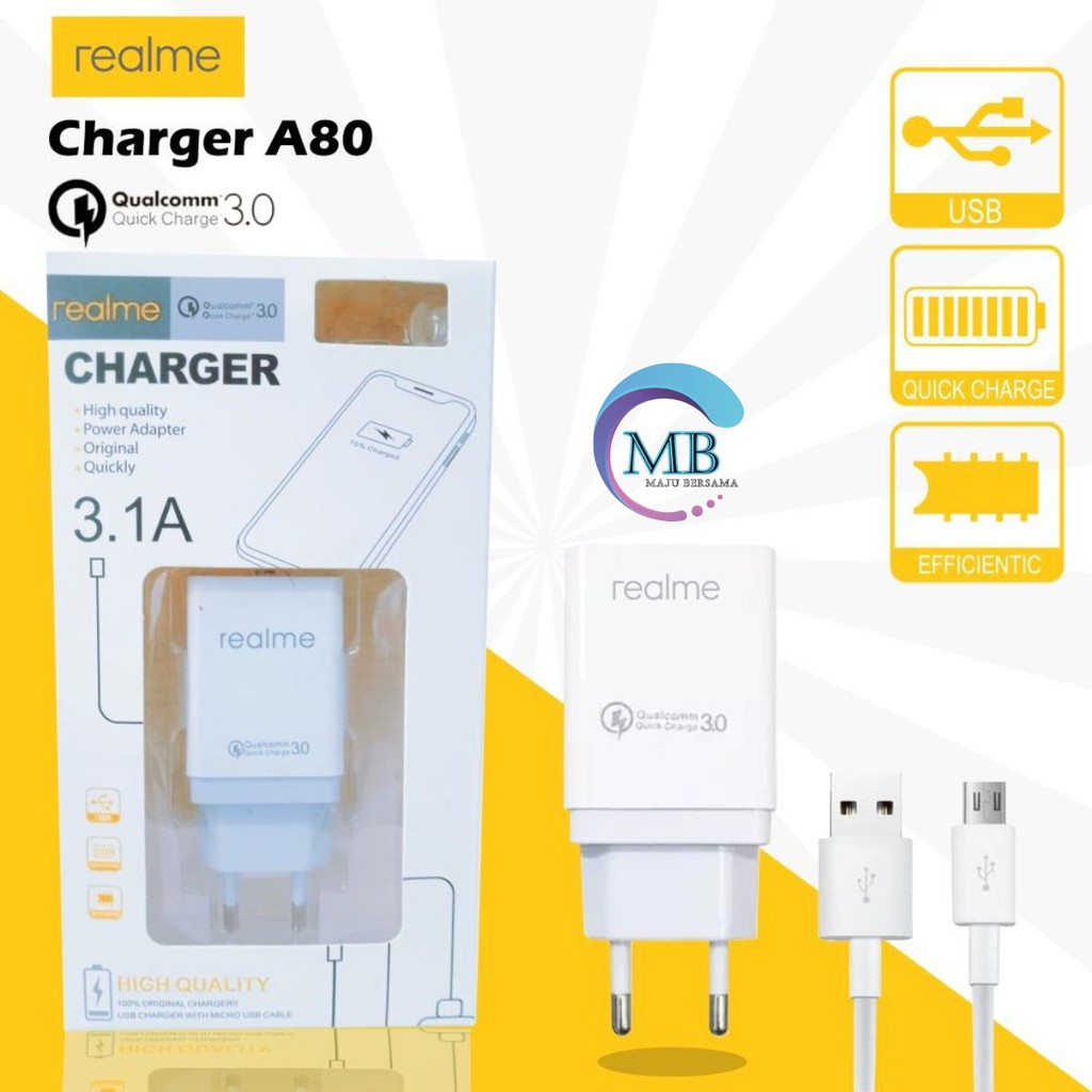 BM048 A80 Cashan Cashan REALME 3Amper QUALCOM micro fast Charging Anti meledak realme 2 3 5i pro c1 MB1337