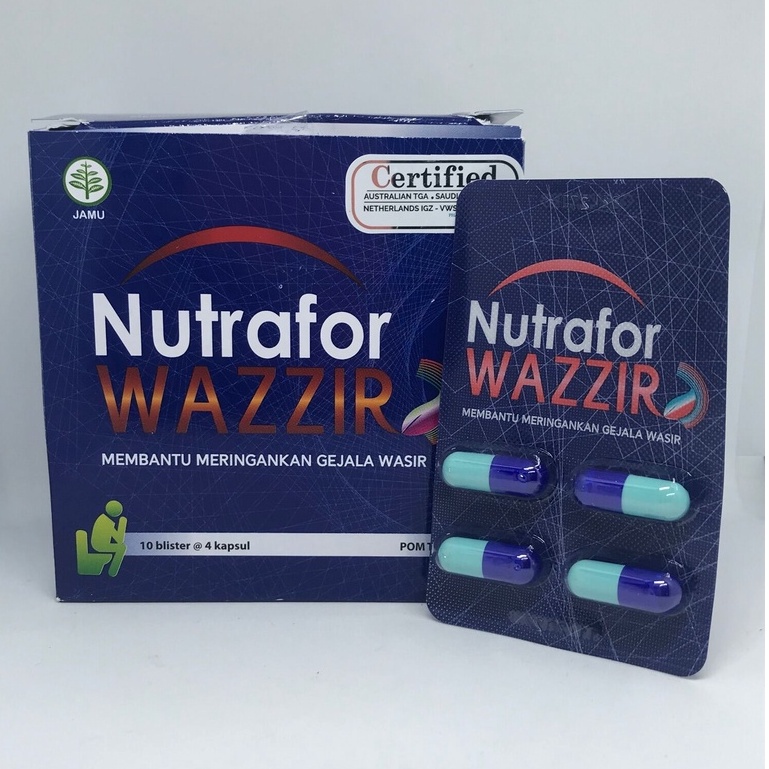WAZIR NUTRAFOR @4 // Obat Wasir Ambeien