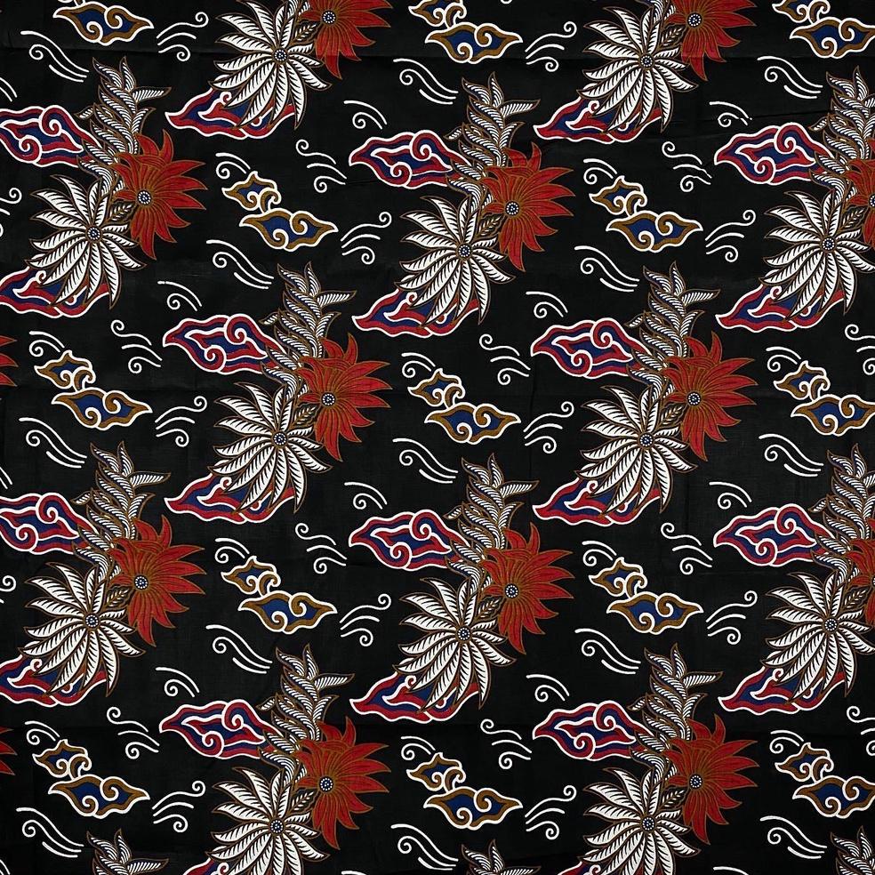 [KPG.26Au22ғ] Benang Raja Kain Batik Motif Kembang Megamendung 2