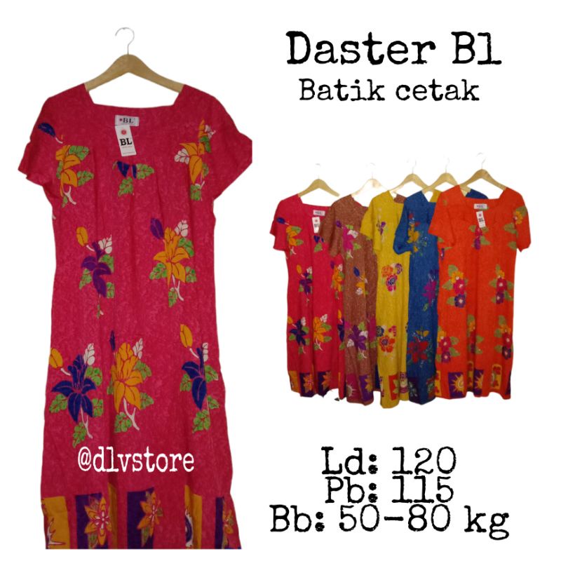 DASTER  BL SIKAK STANDARD  | DASTER BL ORIGINAL | BATIK CETAK SOLO
