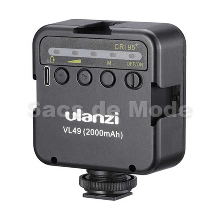 ULANZI VL49 LED  Lampu Studio Video Light VL 49 / 2nd Gen W49 W 49