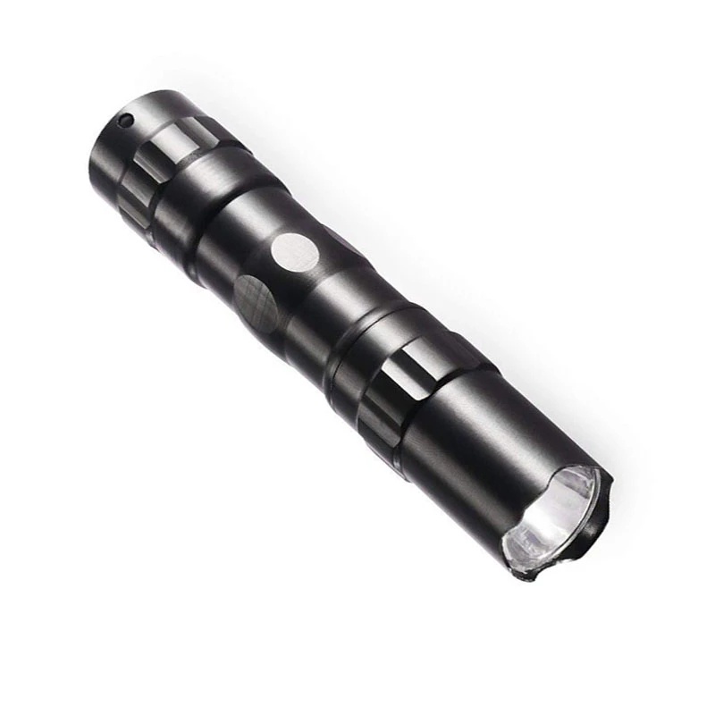 Lampu Senter Led Mini Portable Tenaga Baterai Bahan Aluminum Untuk Darurat / Camping / Hiking