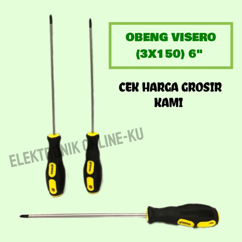 TOOLS OBENG VISERO 3×150 6&quot; VSD360