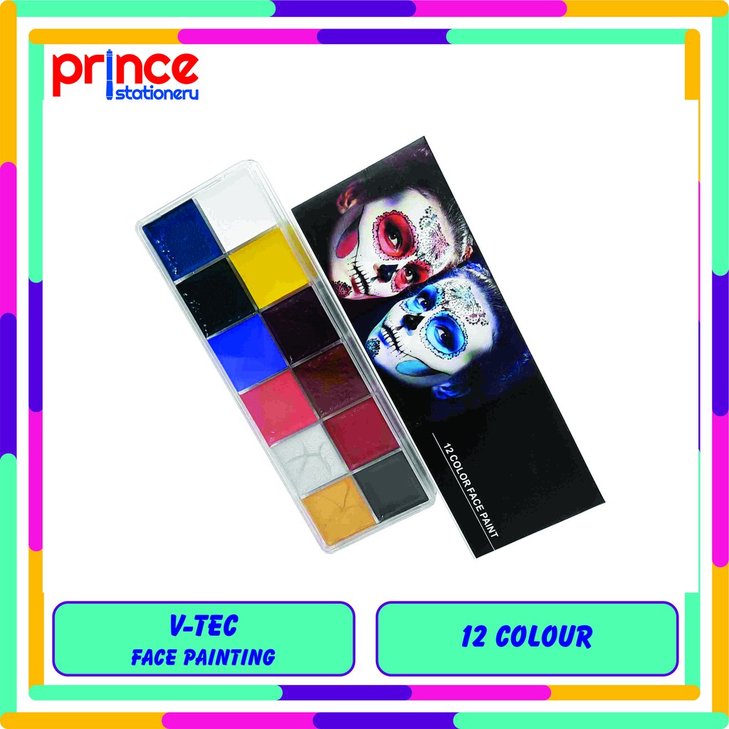 

V-TEC FACE PAINTING 12 WARNA 1912