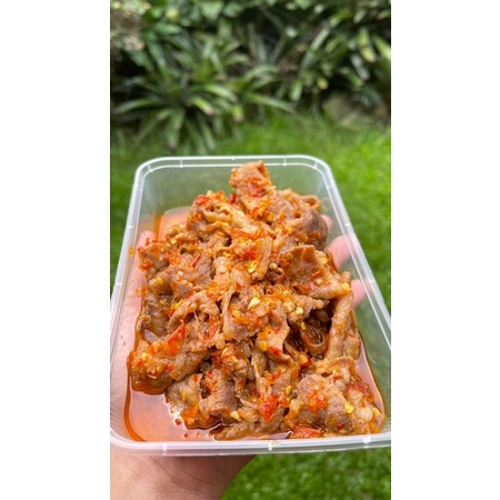 

Beef slice mercon tanpa lemak