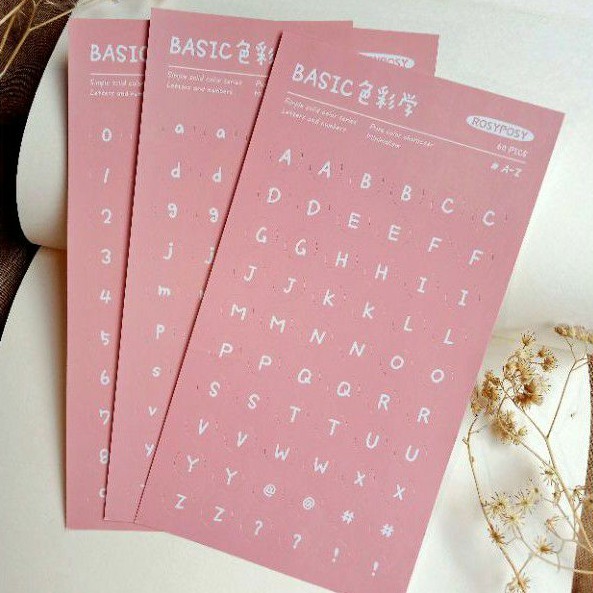

ALPHABET DOT STICKER- SEELOTPIN