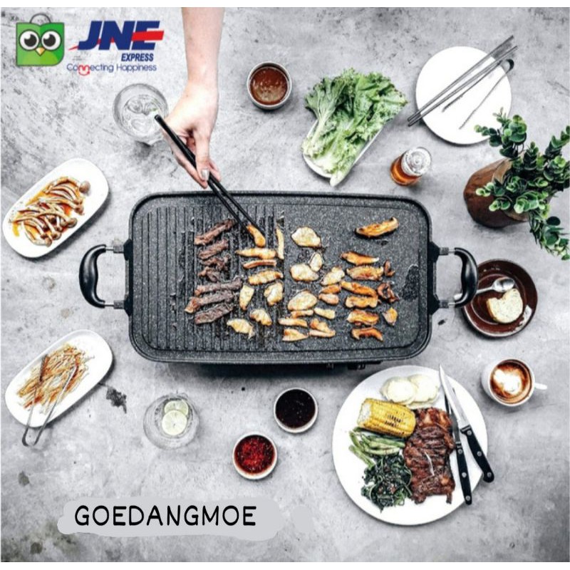 Multi Grill pan serbaguna Alat panggang BBQ, sosis,ikan,sate