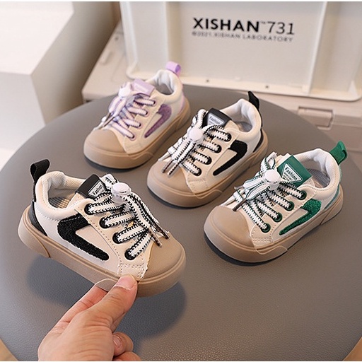 Dongmin Sepatu Anak Sport Sneaker Anak Size 21-30 Usia 1-5 Tahun