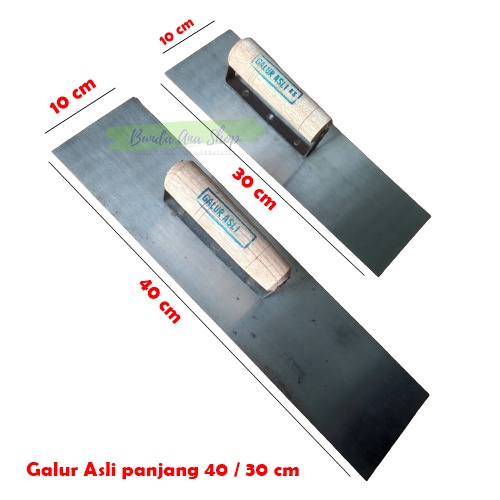 Roskam Acian Plat galur asli Raskan plat Roskam besi acian panjang 30 / 40 cm