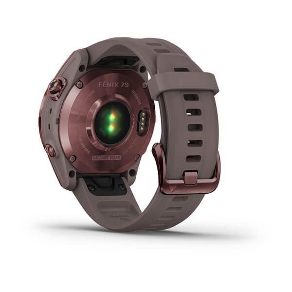 Garmin Fenix 7S Sapphire Solar - Dark Bronze Titanium Garansi Resmi TAM 2 Tahun