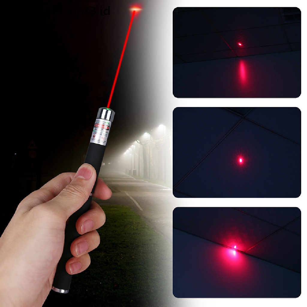 (whitebright3.id) 1pc Pen Laser Pointer High Power 5MW Warna Merah / Biru / Hijau