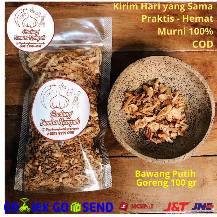 

¦347‡ bawang putih goreng kemasan 100 gr Rempah Bumbu Dapur Super bawang garing bawang
