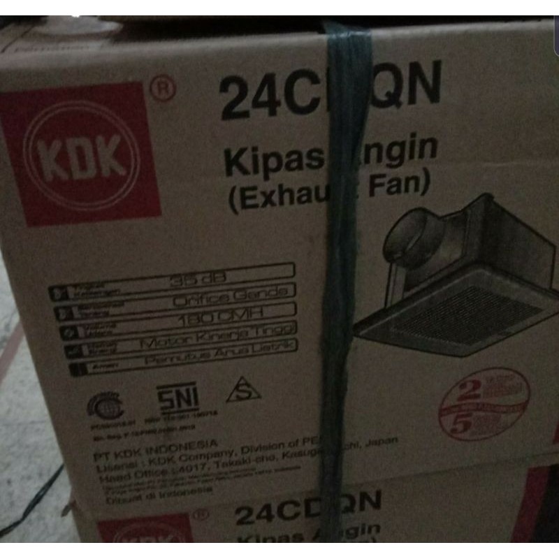 EXHAUST FAN 24CDQN KDK 8&quot; PLAFON SIROCCO CEILING FAN 24 CDQN