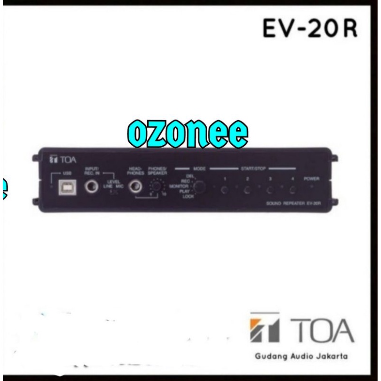 TOA SOUND REPEATER EV20R EV 20 R ORIGINAL