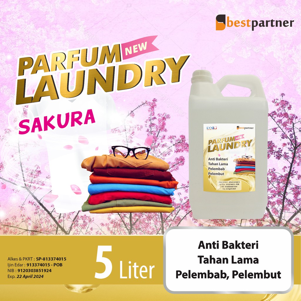 Parfum Laundry Sakura 5 liter