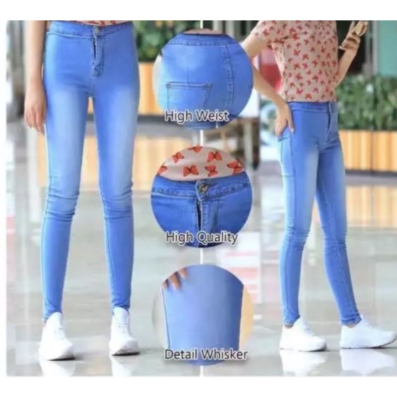 celana HW jeans wanita-Celana jeans pensil wanita-celana panjang wanita-celana pensil wanita-celana panjang jeans-celana hight waist