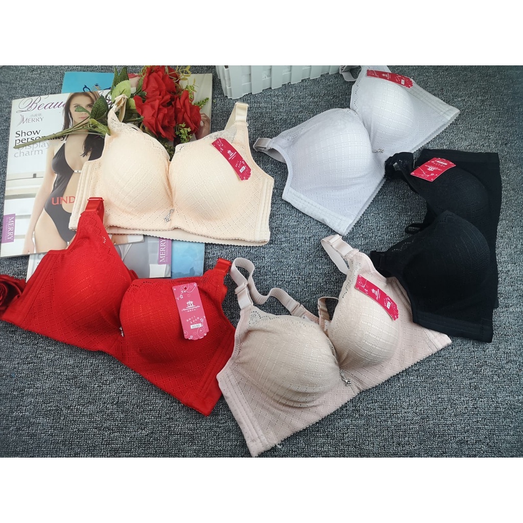 bra / bh wanita 808 CUP B- busa sedang kain lembut ada kawat