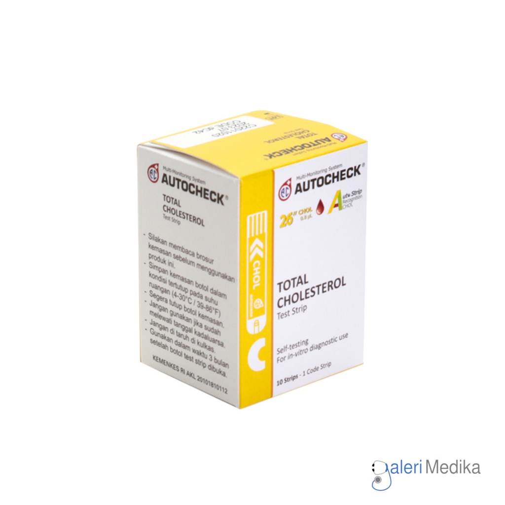 Autocheck Strip Kolesterol / Autocheck Strip Cholesterol / Autocheck Cholesterol Test Strips