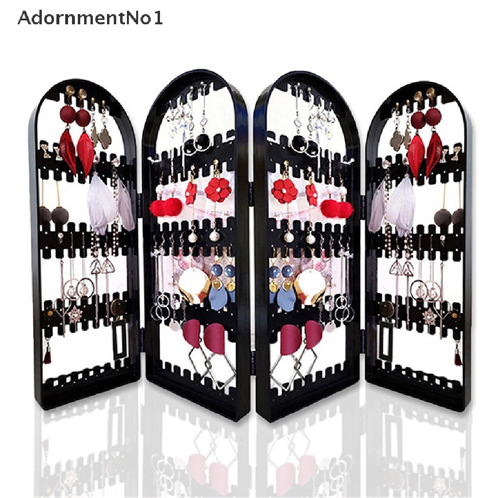 [AdornmentNo1] Clear Earrings Ear Studs Necklace Jewelry Display Rack Stand Organizer Holder [new]