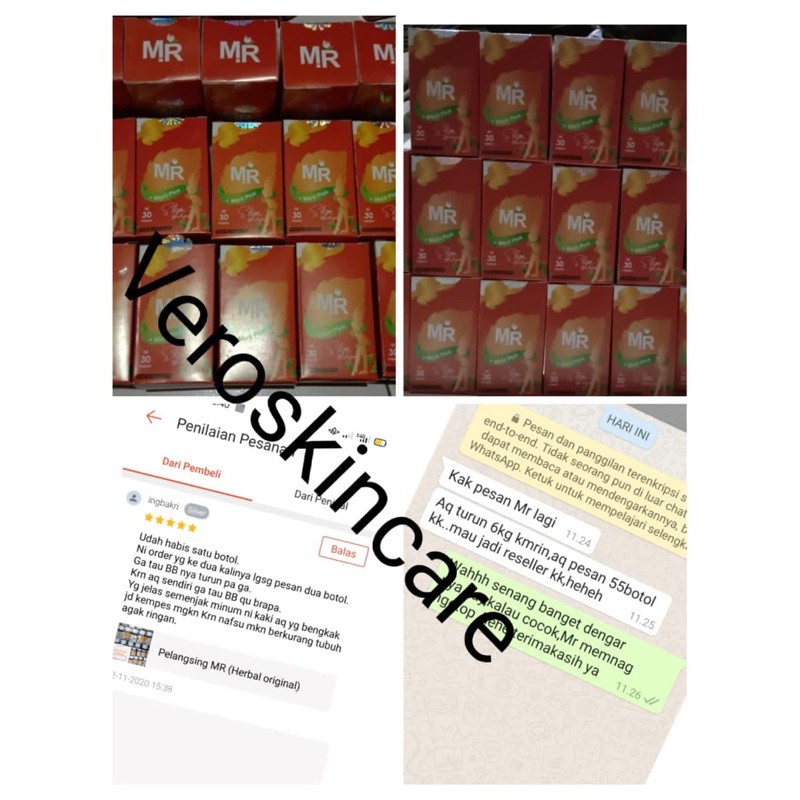Pelangsing MR bpom  original