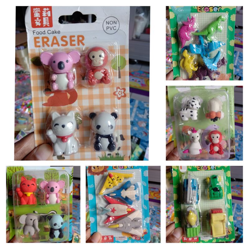 

Penghapus Unik Eraser Bentuk Binatang