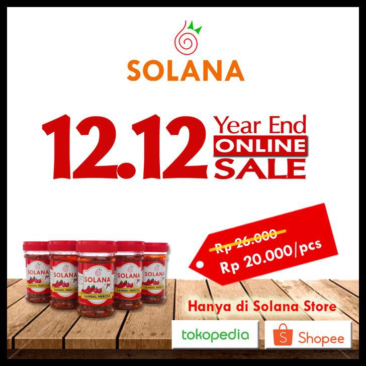 

Terlaris Sambal Mercon Solana