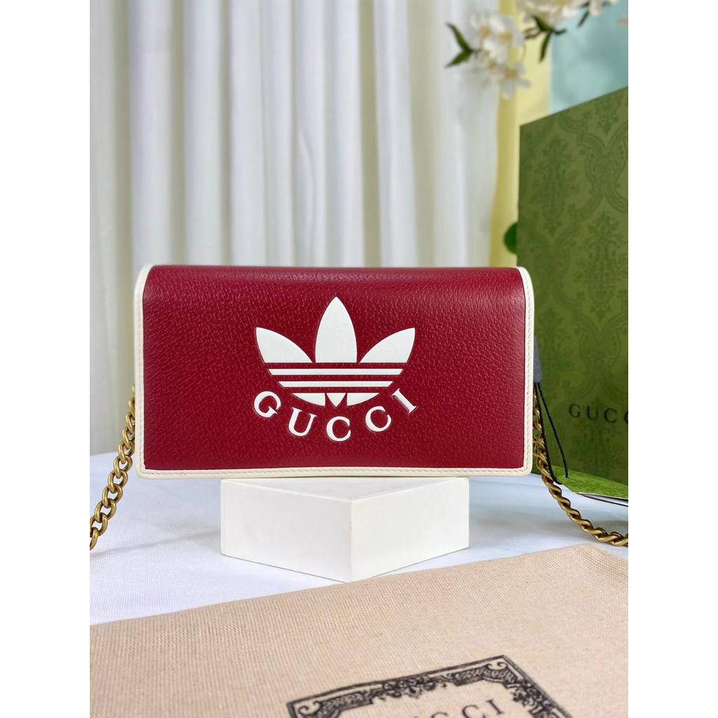 tas messenger bag rantai gucci x adidas 1955 terbaru 2022