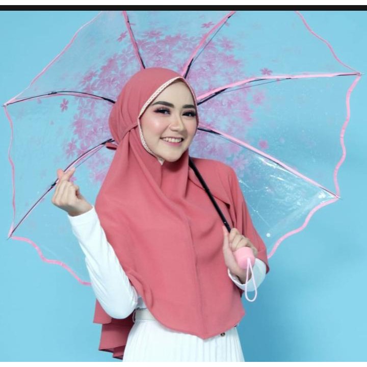 (PROMO) JILBAB INSTAN BERGO MARYAM RENDA / KERUDUNG MARYAM RENDA TERBARU