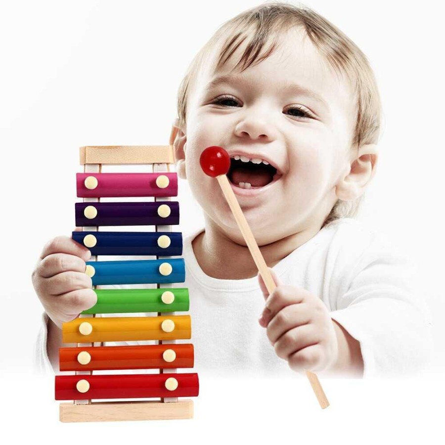 Mainan Anak Xylophone Beat Instrument Children Toy - F697 - Multi Color